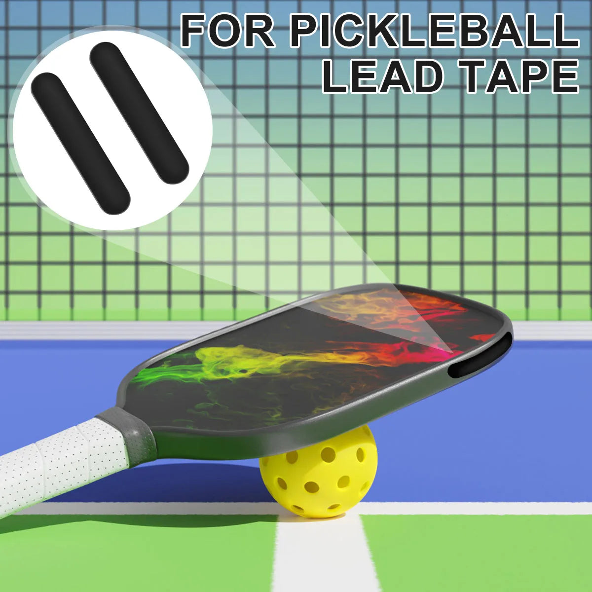 30Pcs Pickleball Lead Tape Weighted